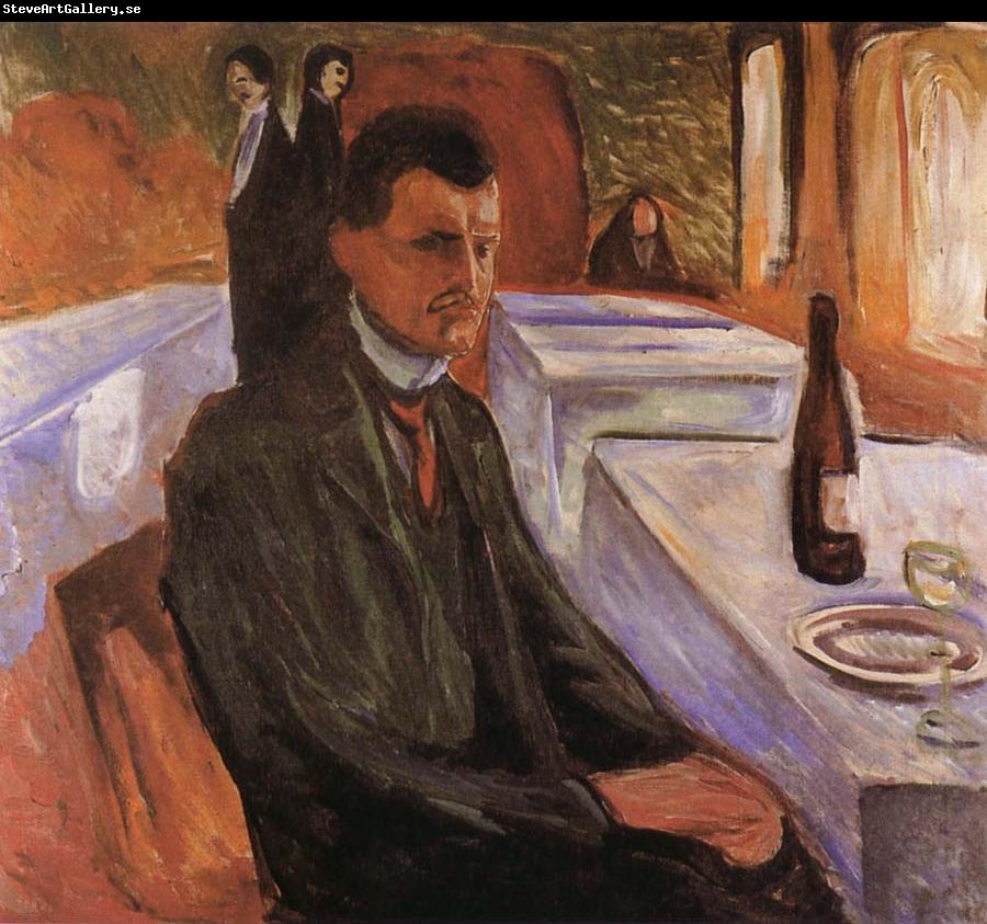 Edvard Munch Self-Portrait